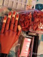 img 1 attached to Flexible And Moveable Nail Training Hand Kit For Acrylic Nails - Includes Mannequin Hand, Fake Nail Tips, Nail Files, And Clippers review by Kavon Wiley