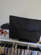 img 1 attached to 🖥️ Universal Computer Monitor Dust Cover - 27" to 29" LCD/LED HD Display - Nonwoven Fabric - Gray review by John Shitifano