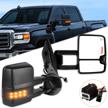 itopup towing mirrors 2008 2013 silverado logo