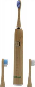 img 1 attached to Sustainable VeriFresh Sonic Toothbrush With Eco-Friendly Bamboo Heads And Natural Castor Oil Bristles