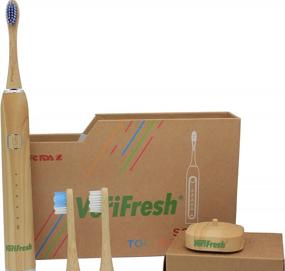 img 2 attached to Sustainable VeriFresh Sonic Toothbrush With Eco-Friendly Bamboo Heads And Natural Castor Oil Bristles