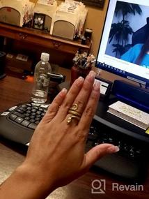 img 5 attached to Стильные панковские готические змеиные кольца: нержавеющая сталь/золото/черное обереговое кольцо на палец для мужчин и женщин - доступны ограниченные размеры (#7-#12)