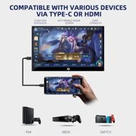🎮 ever lustre 15.6 inch 4k touch portable game monitor: type-c hdmi input, built-in speakers, uhd display - ideal for laptop, ps4, switch pro, xbox logo