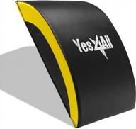 🧘 yes4all ab exercise mat: enhance abs workout with abdominal wedge – comfortable support for sit-ups, no tailbone pain logo