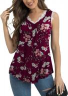 loose-fit summer tank tops for plus-size women - sleek v-neck blouses sleeveless shirts m-3xl by folunsi logo