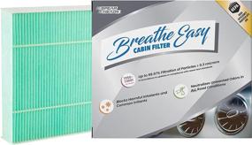 img 4 attached to 🌬️ Spearhead HEPA 0.3 Micron Particle Filtration Cabin Air Filter with No Airflow Reduction (BE-775BH)