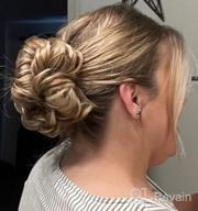 img 1 attached to Get The Perfect Messy Bun Look With REECHO'S Long Tousled Hair Bun Extensions - Black Brown review by Nathan Jankowski