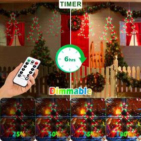 img 2 attached to Get Festive With Battery Operated Christmas Window Lights - 3 Pack LED Tree Light With 8 Modes And Timer - Perfect For Indoor And Outdoor Decoration!