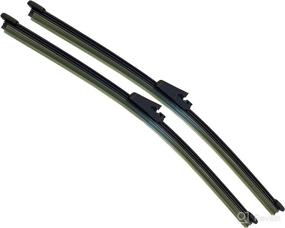 img 2 attached to 🚗 Original Equipment Replacement Rear Wiper Blade for Volkswagen Tiguan, VW Golf GTI -13V (Double Pack)