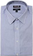 stylish and sophisticated: kirkland signature button dress shirt for men's clothing logo