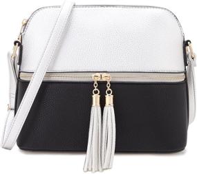 img 4 attached to 👜 DASEIN Women's Medium Crossbody Handbag - Lightweight Handbags & Wallets at Crossbody Bags