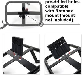 img 3 attached to 🏍️ Xitomer Saddlebag Support Racks, Compatible with CRF250L 2012-2021 / CRF250L Rally 2018-2021, Motorcycle Pannier Racks with Side Carrier
