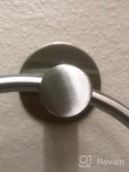 img 1 attached to GERUIKE Adhesive Towel Ring: Self-Adhesive Stainless Steel Rustproof Wall Mounted Bathroom Towel Holder review by Chris Thrower