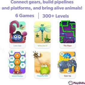 img 2 attached to 🔌 Plugo Link Interactive STEM Toys for 4-10 Year Olds - PlayShifu Education Toy, Brain Games with Magnetic Building Blocks + 200 STEM Puzzles, Engineering Kit (Works with Tablets/Mobiles)