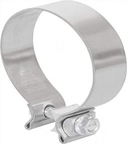 img 4 attached to 2" AccuSeal Exhaust Muffler Clamp Band - TOTALFLOW TF-200SS 409 Stainless Steel Single Bolt