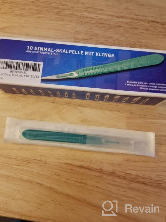 img 1 attached to High-Quality Scientific Labwares Disposable Lab Scalpels - Size #10, Sterile (Box Of 10) review by Edward Mcnamara
