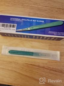 img 3 attached to High-Quality Scientific Labwares Disposable Lab Scalpels - Size #10, Sterile (Box Of 10)
