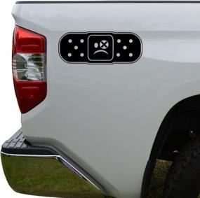 img 3 attached to Matte White Rosie Decals JDM Band Aid Ouch Japanese Die Cut Vinyl Car Truck Motorcycle Window Bumper Wall Decor Sticker - [6 inch/15 cm] Wide