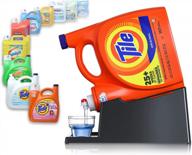 🧺 skywin black laundry detergent holder: efficient and organized laundry room solution logo