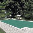18x36ft inground pool safety cover w/ 4x8ft center end steps - happybuy green mesh solid winter protection logo