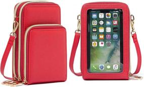 img 4 attached to 👜 Travel-Friendly Vorspack Crossbody Handbags with Touchscreen - Perfect for Shopping Women's Wallets & Bags