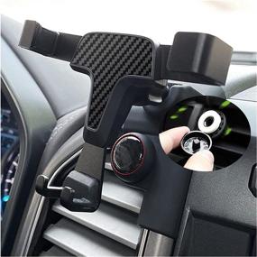 img 1 attached to 🚗 ITrims Car Phone Holder for Ford F-150 F150 2015-2020: Air Vent Mount for iPhone 11 pro/11 pro max/XS/XR/X/8/7, Galaxy, Moto & More