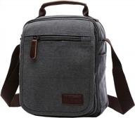 small canvas crossbody shoulder bag messenger work bag by mygreen логотип