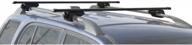 universal side rail mounted roof bar - apex rb-1006-49, black logo