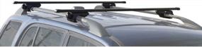 img 4 attached to Universal Side Rail Mounted Roof Bar - Apex RB-1006-49, Black
