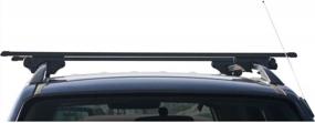 img 3 attached to Universal Side Rail Mounted Roof Bar - Apex RB-1006-49, Black