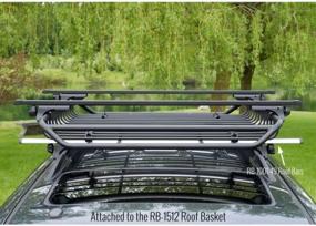 img 2 attached to Universal Side Rail Mounted Roof Bar - Apex RB-1006-49, Black