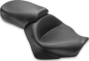 img 1 attached to 🏍️ Mustang Motorcycle Seats 76161 Wide Touring Two-Piece Seat for Honda VT750C2 Spirit 2007-'15 & Phantom 2010-'20: Original, Black - Premium Comfort and Style