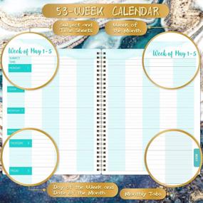 img 1 attached to 2022-2023 Teacher Planner - Weekly & Monthly Lesson Plan Book From July To June, 8'' X 10'', With Inspirational Quotes - Enhance Your Organization And Productivity!
