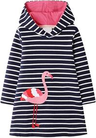 img 3 attached to VIKITA Toddler Dresses Sleeve LH5805 Girls' Clothing ~ Dresses