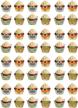 48-piece woodland friends cupcake wrappers - 9.25" multicolor | beistle logo