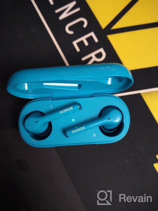 img 2 attached to Honor Magic Earbuds: Waterproof Wireless Bluetooth Earphones with Case for iOS and Android Devices (Blue) review by Kichiro ᠌