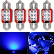 upgrade your car's interior with phinlion super bright blue led bulbs - pack of 4 logo