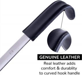 img 1 attached to Upgrade Your Shoe Game With FootFitter'S Premium Stainless Steel Shoe Horn