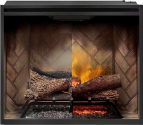 img 2 attached to 🔥 Revillusion: The Ultimate Black Electric Fireplace by Dimplex