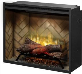 img 4 attached to 🔥 Revillusion: The Ultimate Black Electric Fireplace by Dimplex