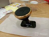 img 3 attached to Magnetic Holder Baseus 360-degree Rotation Magnetic Mount Holder Luxury Black/Gold review by Anand ᠌