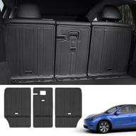 🔝 top-rated powoq fit trunk mat for 2020-2022 tesla model y | cargo liners & accessories логотип