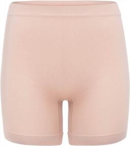 img 1 attached to Ultimate Comfort: Rene Rofe 3-Pack Seamless Slip Shorts For Women - Perfect For Under Dresses