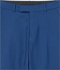 img 2 attached to Calvin Klein Solid Front Dress Boys' Clothing ~ Pants