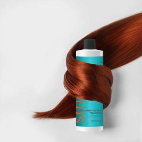 img 1 attached to Преобразите свои волосы с помощью средства для разглаживания бразильского кератина от Keragen - без формальдегида, для тонких и средних волос, полный салонный набор в комплекте!