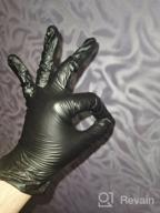 img 2 attached to Gloves Wally Plastic nitrile, 50 pairs, size S, color blue review by Agata Paliga ᠌