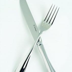 img 2 attached to Fortessa Forge 20-Piece Stainless Steel Flatware Set For 4, Complete Place Setting