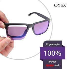 img 3 attached to OYEX Polarized Replacement RadarLock Sunglass Men's Accessories , Sunglasses & Eyewear Accessories