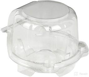 img 1 attached to 🧁 MT Products Clear PET Plastic Cupcake or Muffin Holder Container - Pack of 15 - Product Visibility Guaranteed