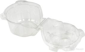 img 3 attached to 🧁 MT Products Clear PET Plastic Cupcake or Muffin Holder Container - Pack of 15 - Product Visibility Guaranteed